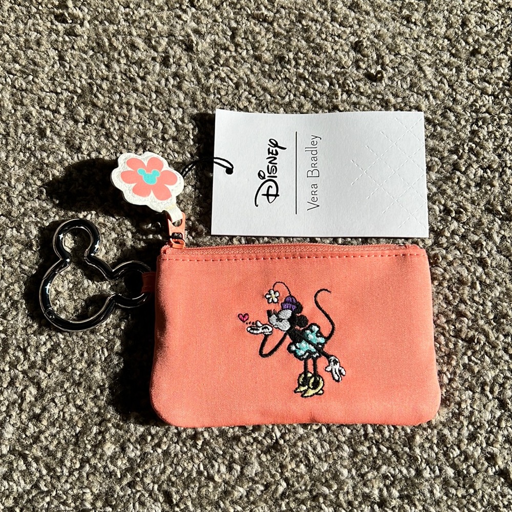 Vera Bradley Disney Minnie Mouse Zip ID Case